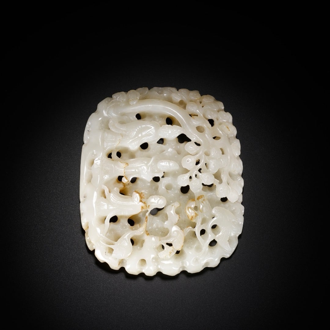 White jade figurine pendant - 5