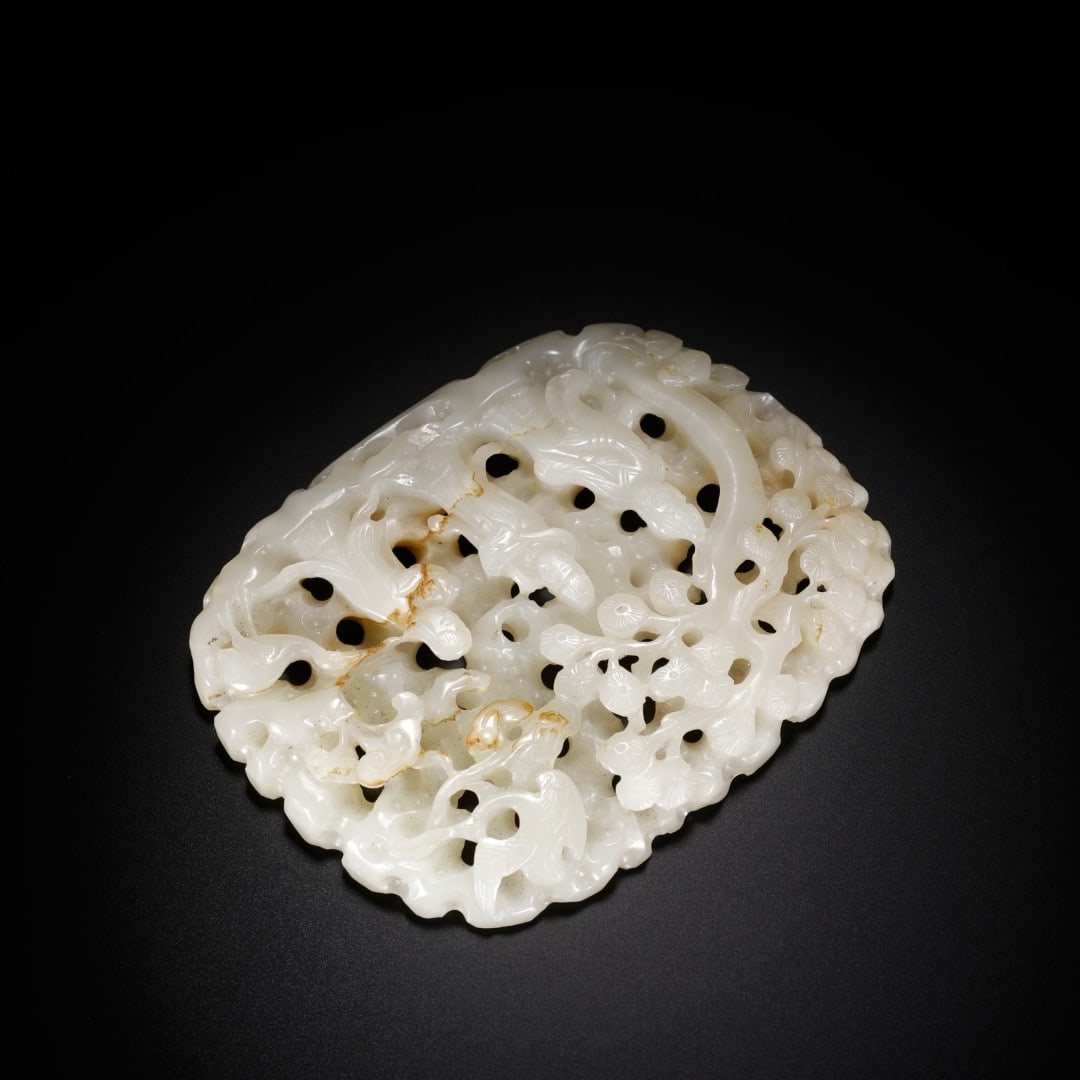 White jade figurine pendant - 6