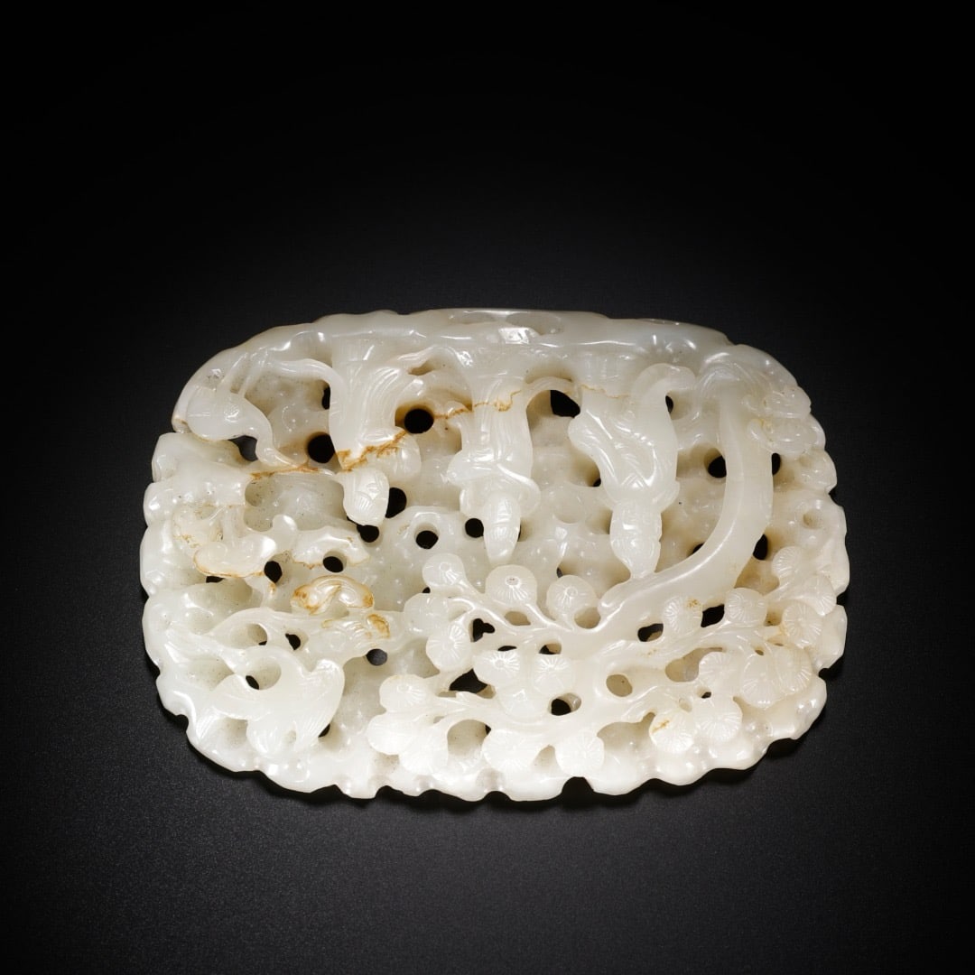 White jade figurine pendant - 7