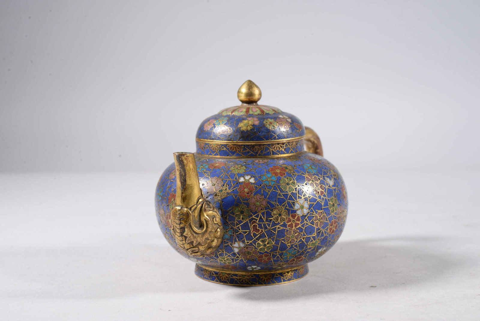 Bronze Inlaid Enamel Pot - 2