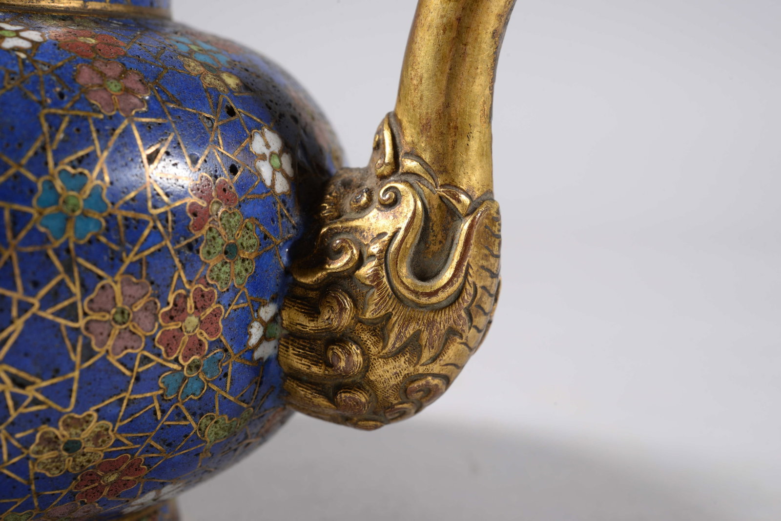 Bronze Inlaid Enamel Pot - 4