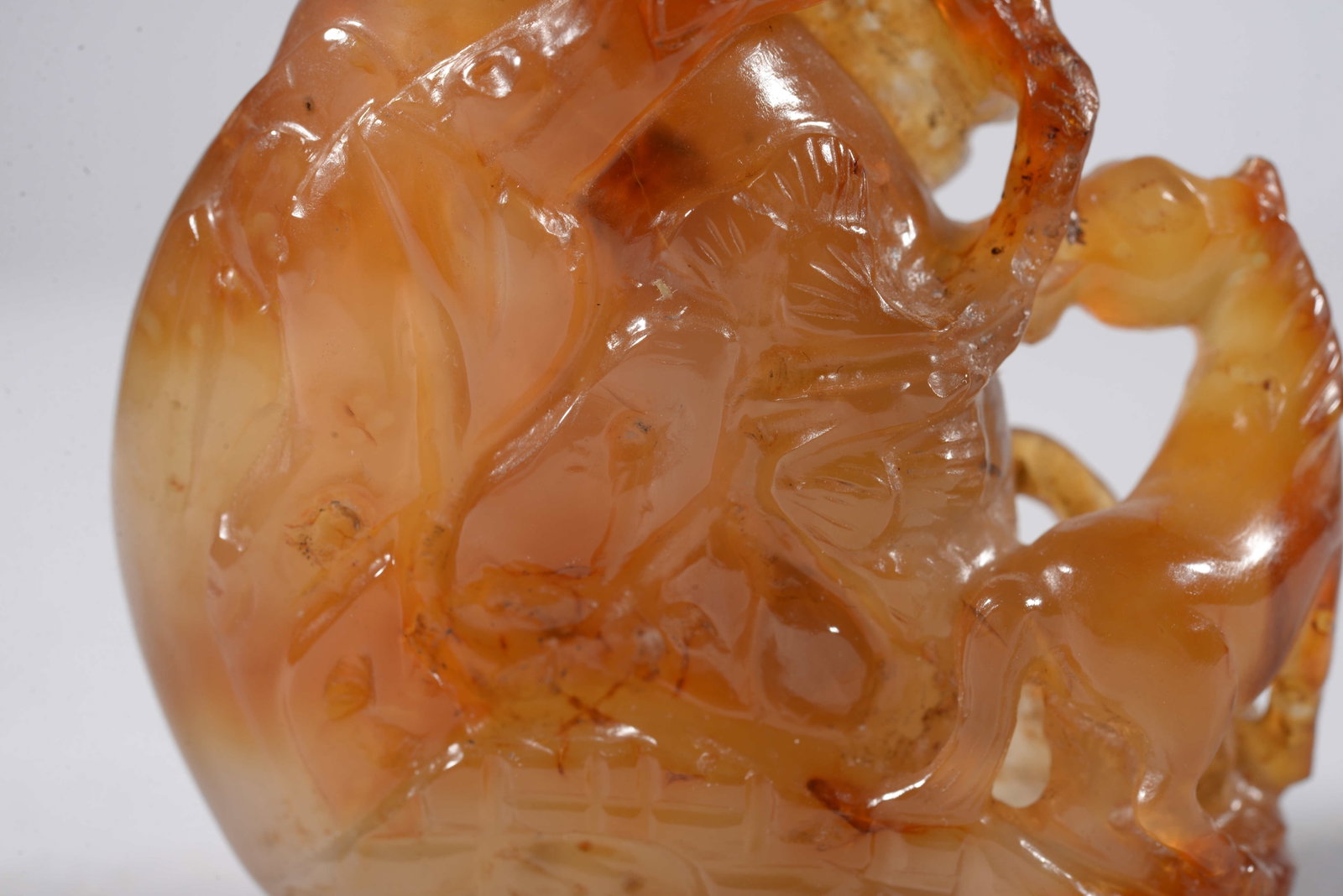 Agate snuff bottle - 3