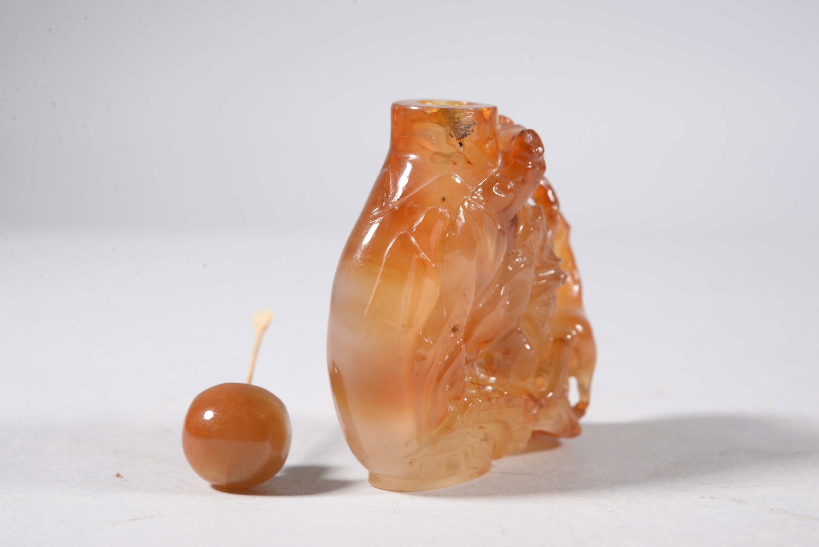 Agate snuff bottle - 6