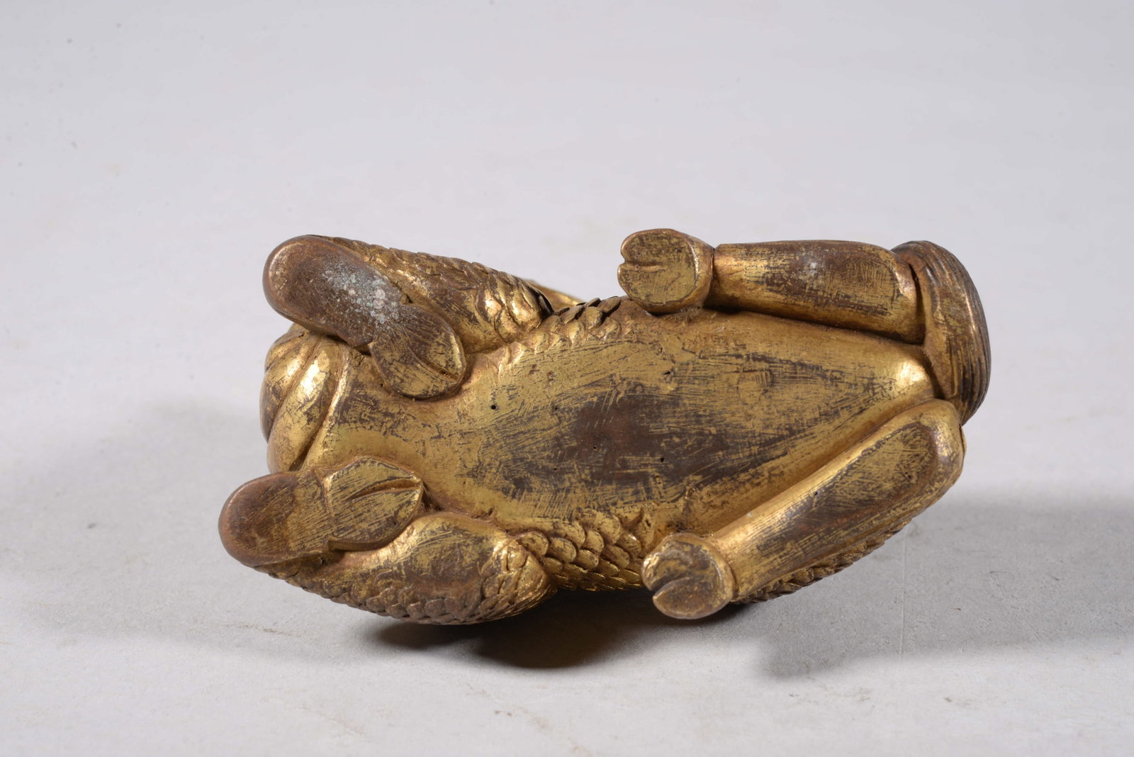 Bronze-cast gilded mythical beast figurine - 6