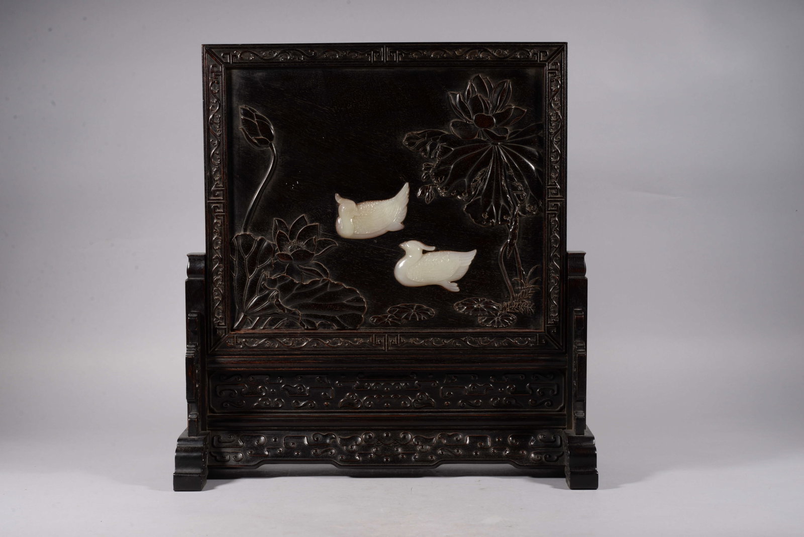 Rosewood screen panel: 46.3cm*43.7cm*16.6cm