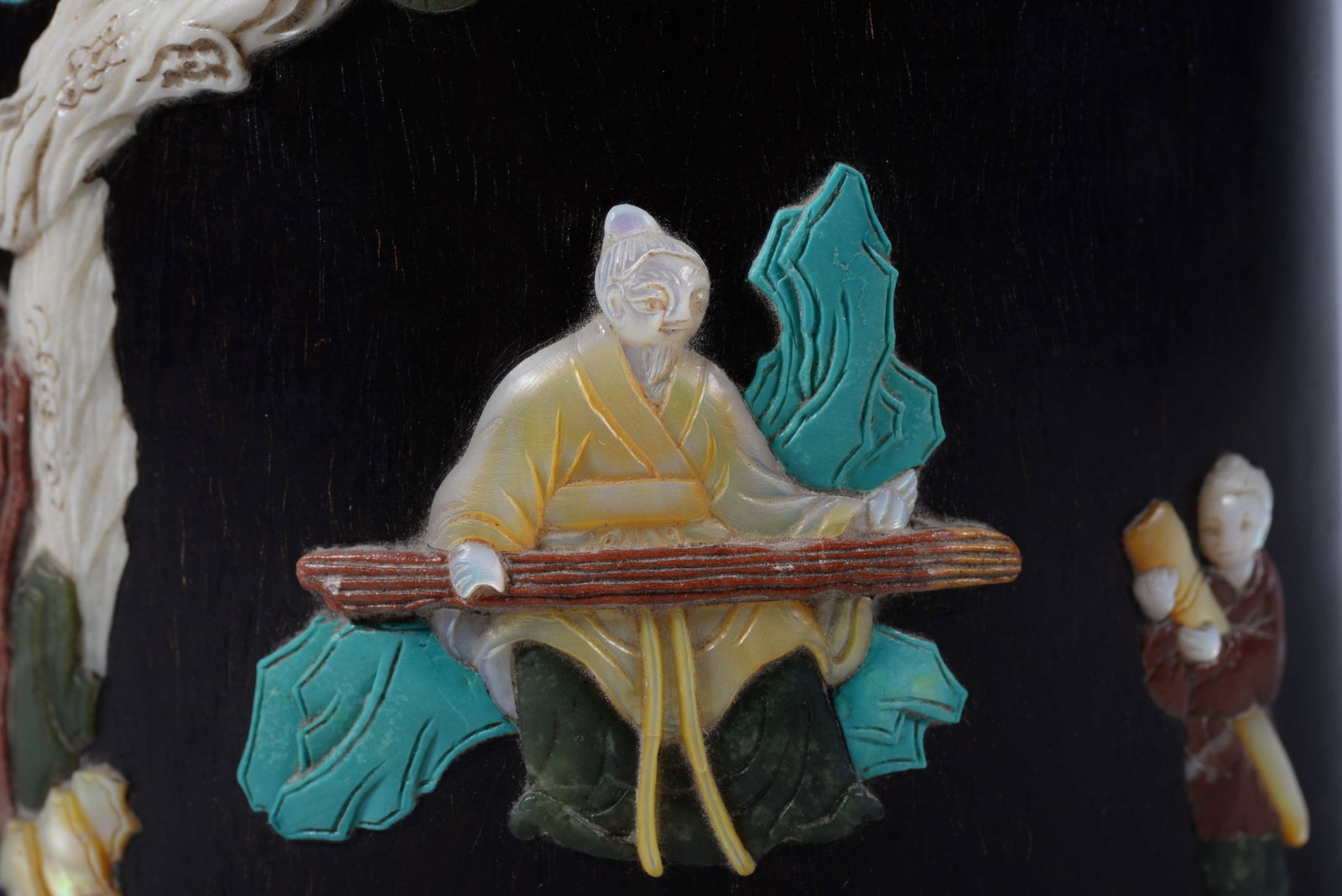 Rosewood pen holder - 4