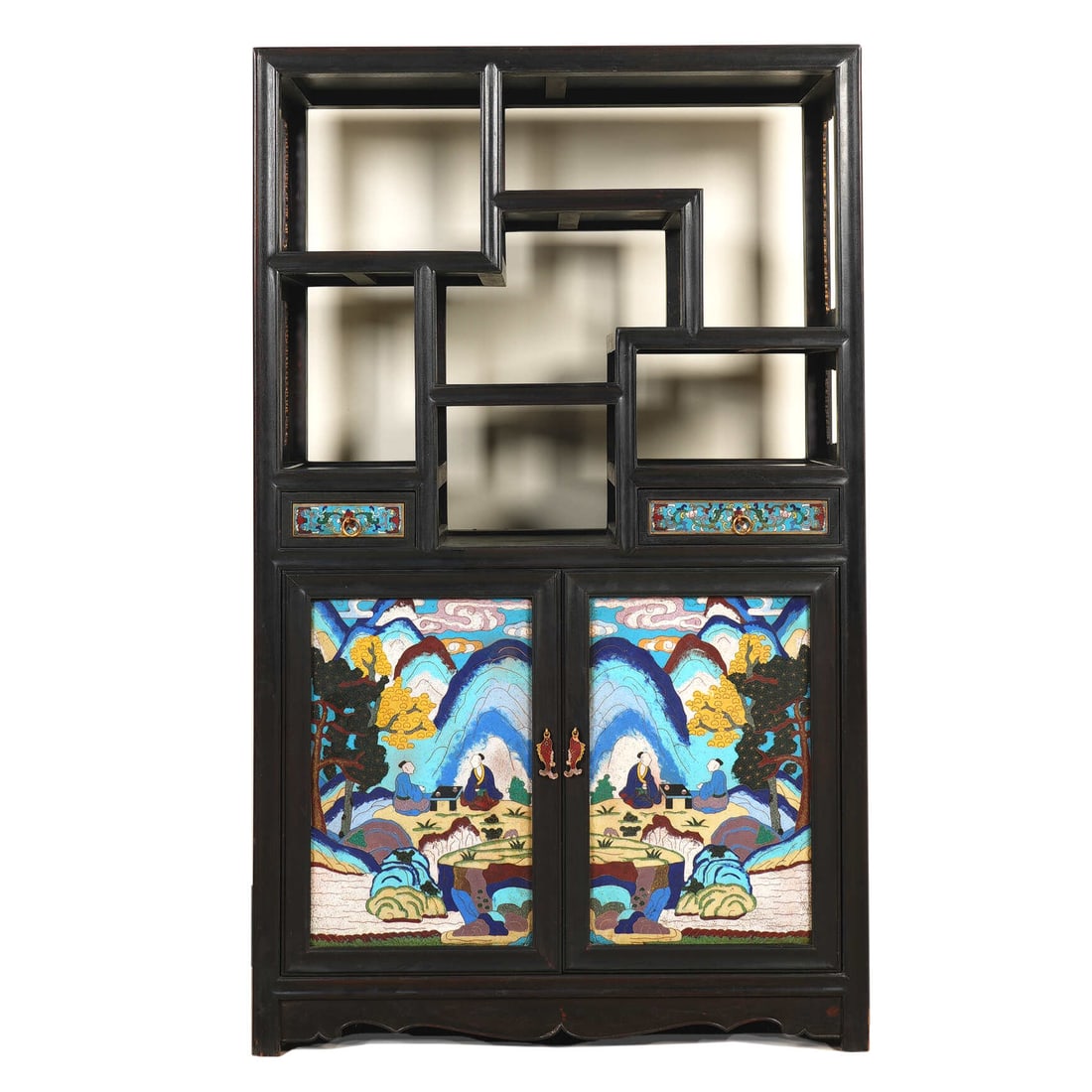 Rosewood cabinet: 55X29X90cm