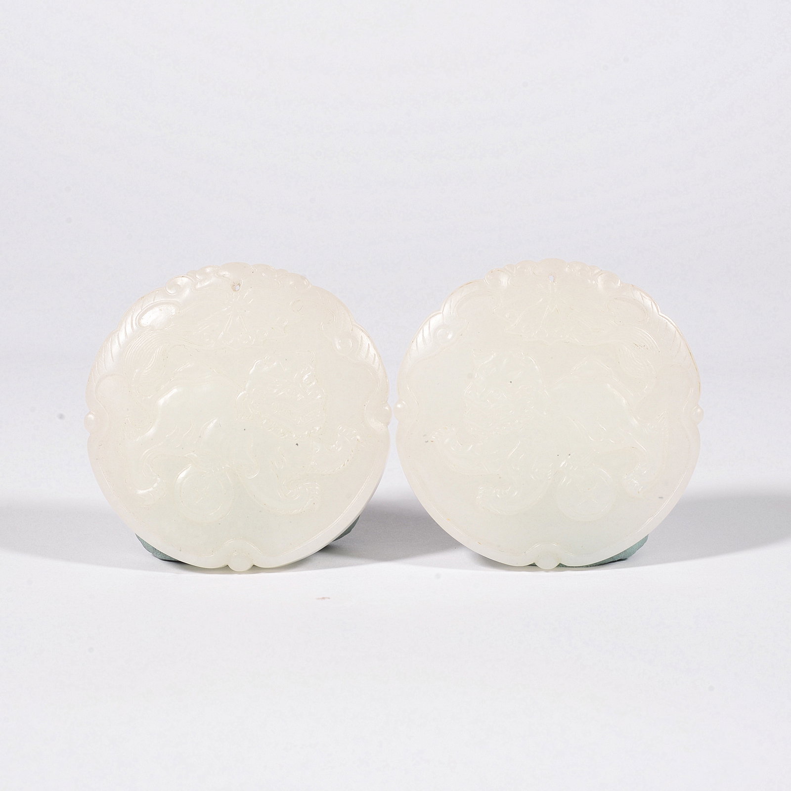 White Jade Lion Playing Card - 4