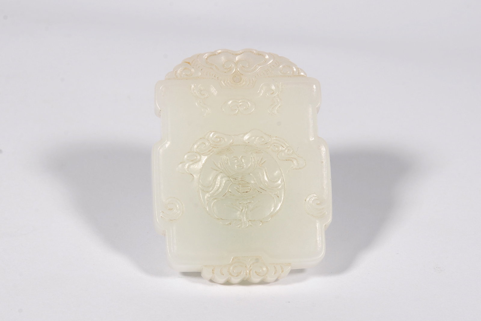White Jade Portrait Plate - 3