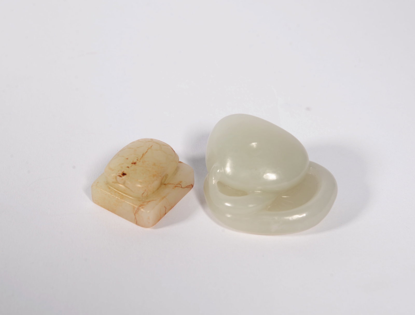 White jade seal: 3.9CM
