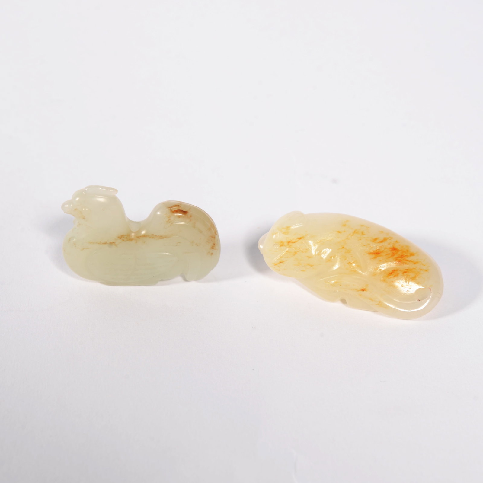 White jade pendant: 3.9CM