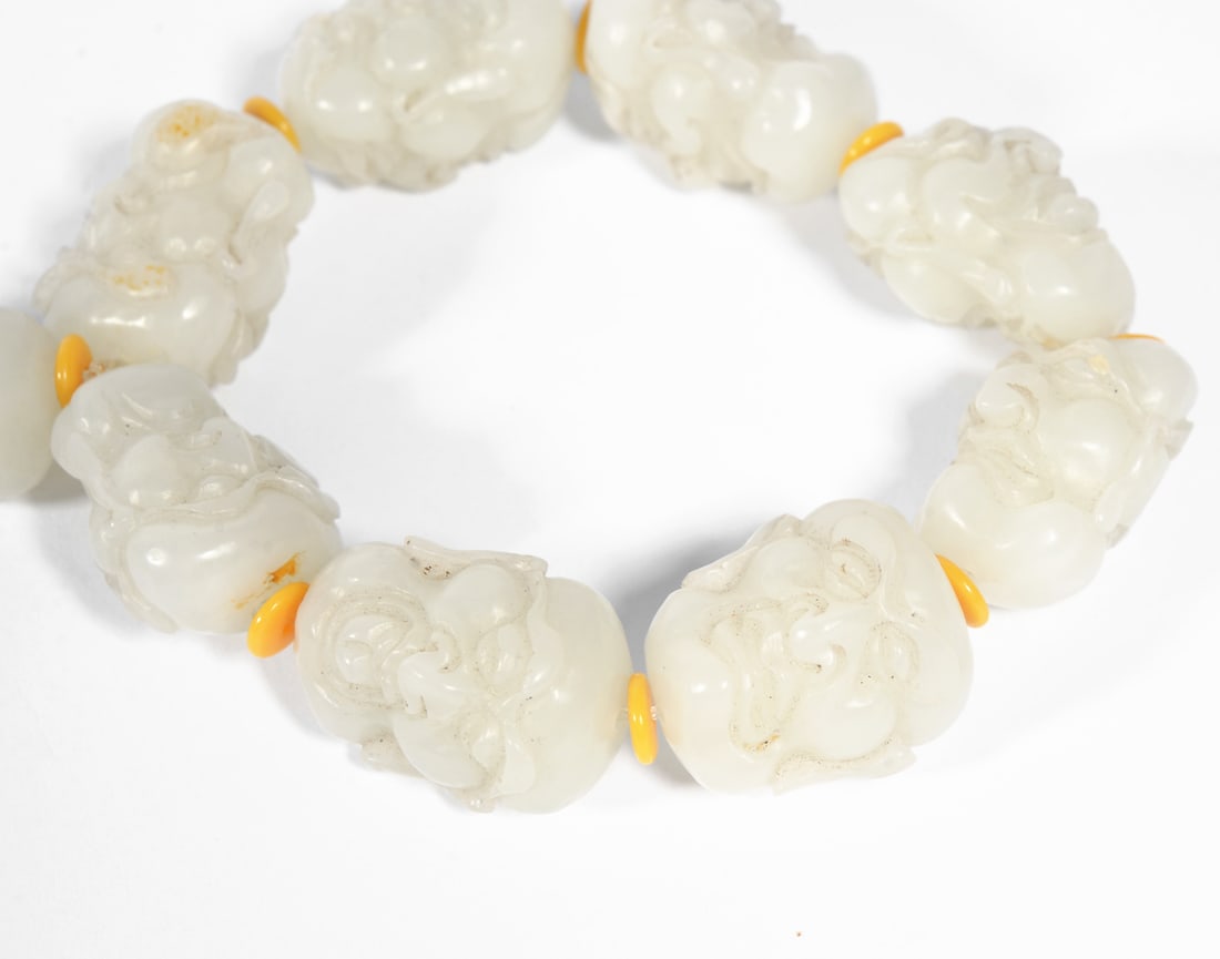 White jade bracelet - 3
