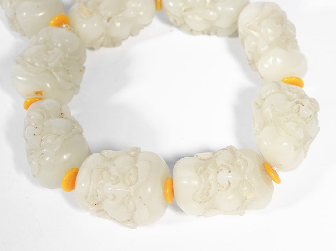 White jade bracelet - 4