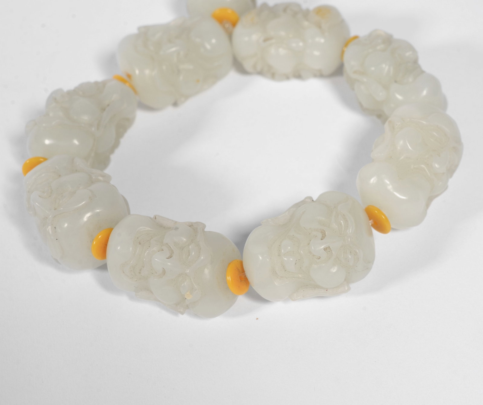 White jade bracelet - 5