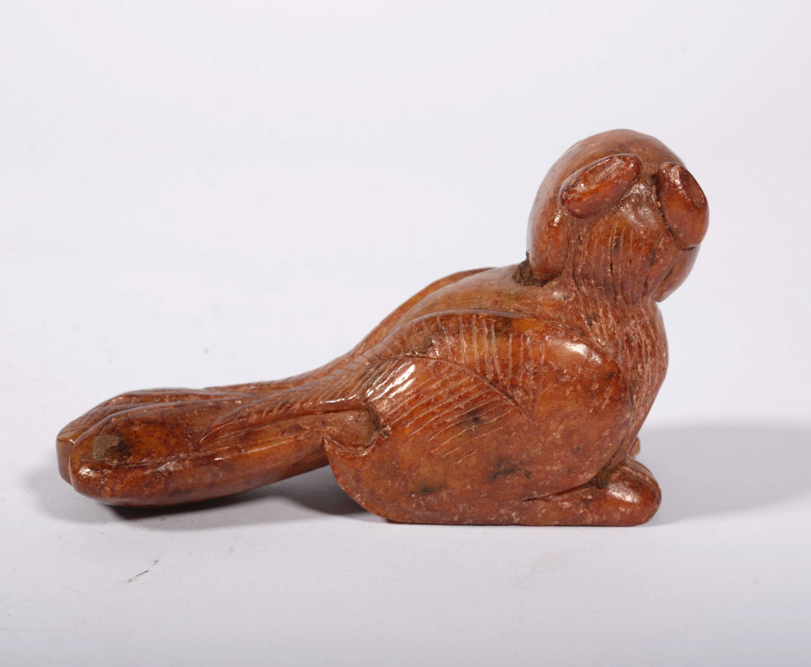 A pair of jade phoenix birds - 3