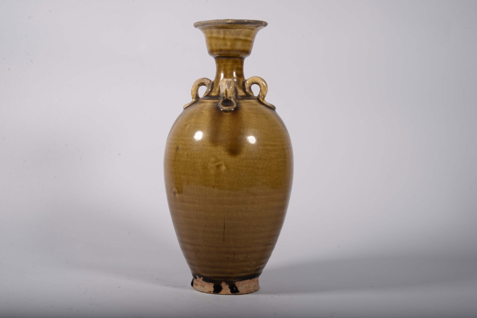 Glazed pottery bottle: 30CM