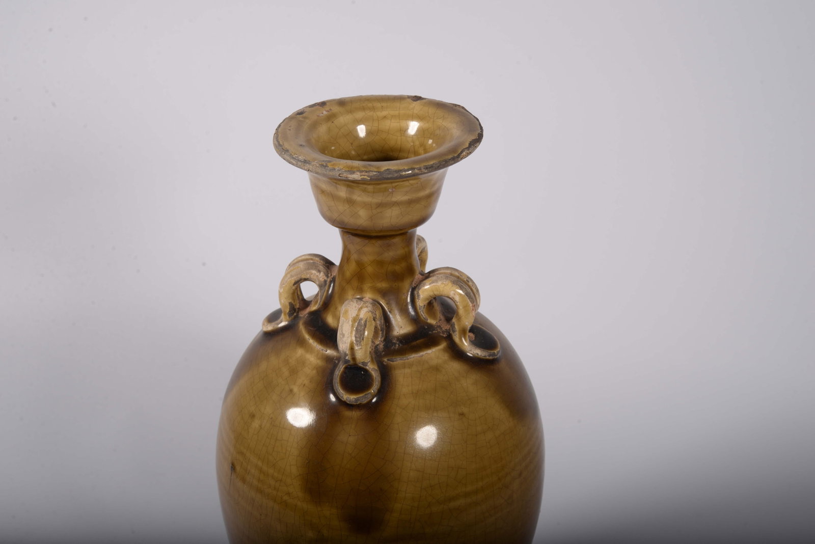 Glazed pottery bottle - 2