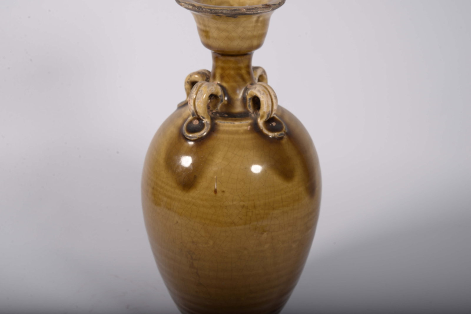 Glazed pottery bottle - 3