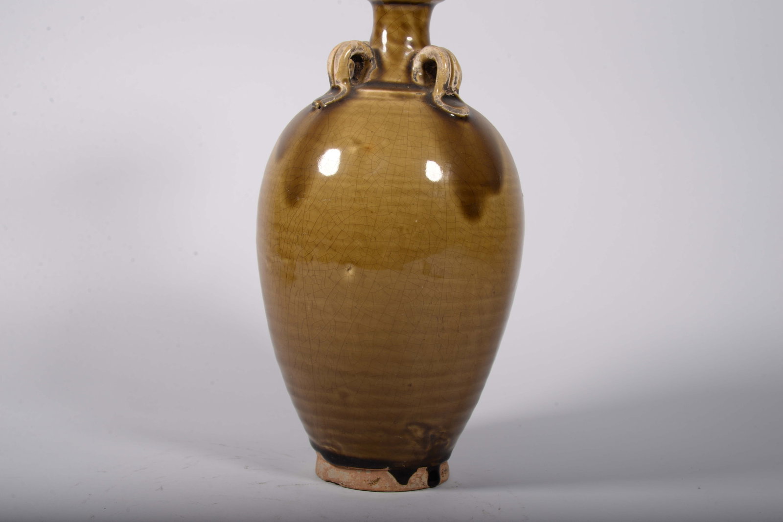 Glazed pottery bottle - 4