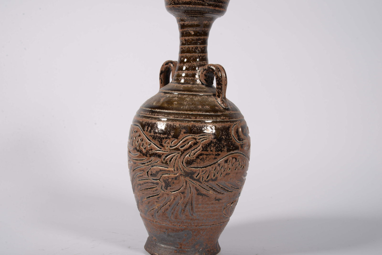 Glazed pottery bottle - 2