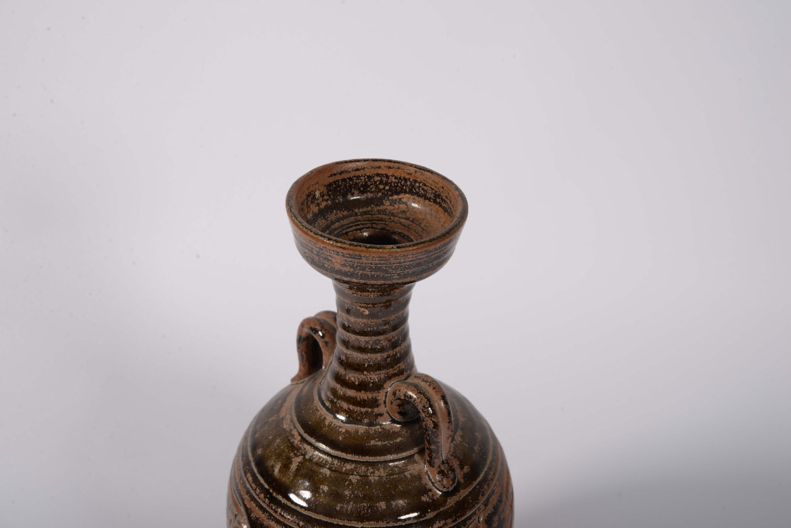 Glazed pottery bottle - 3