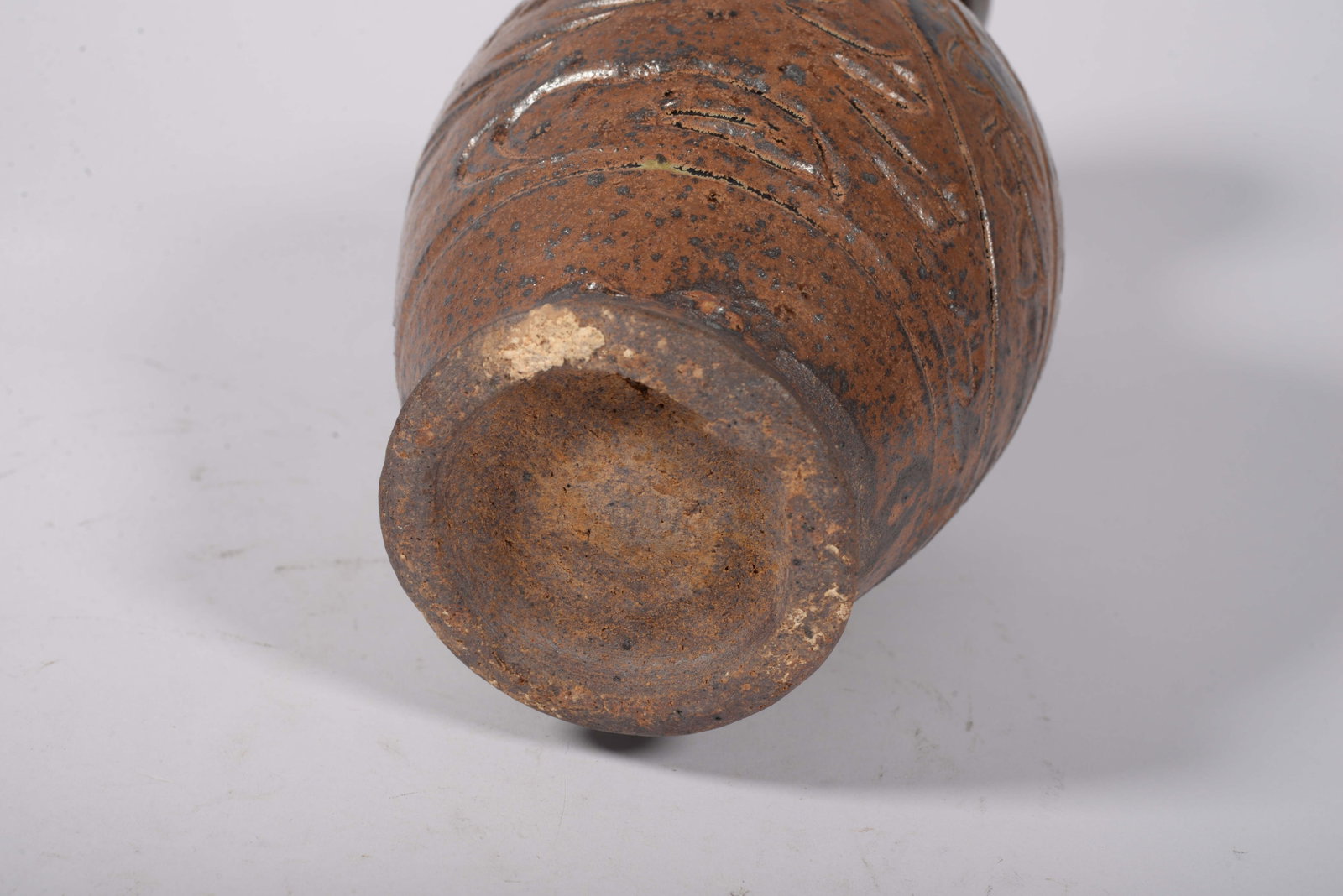 Glazed pottery bottle - 5