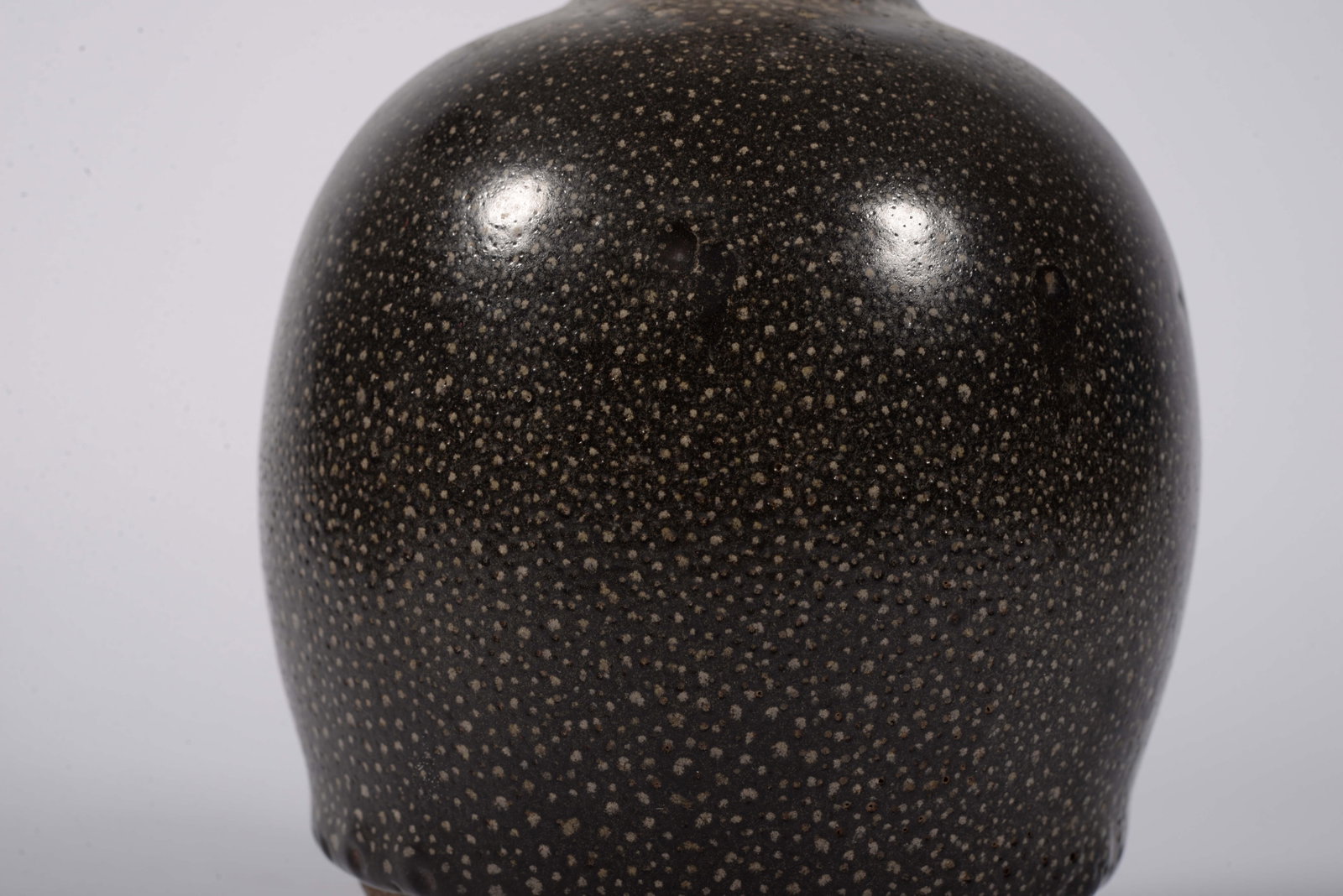 Black-glazed bottle - 2
