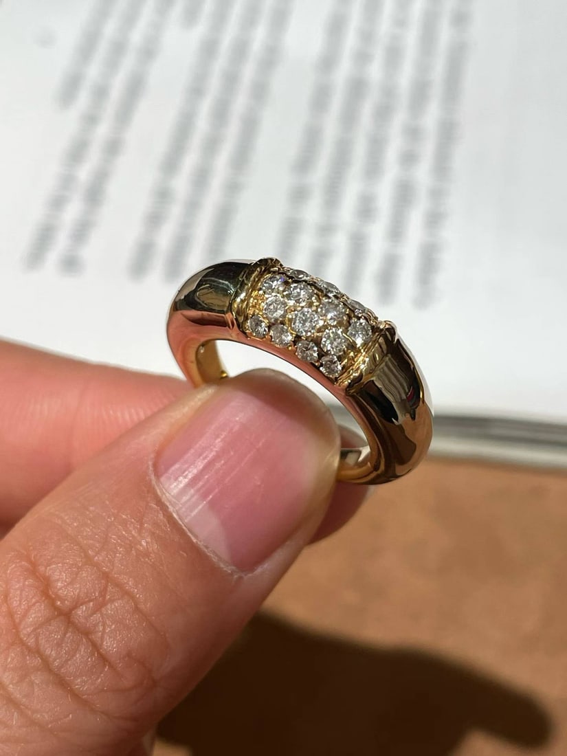 18K GOLD VAN CLEEF & ARPELS VCA PHILIPPINE RING: Weight: 8.6g, ring size: 11.5