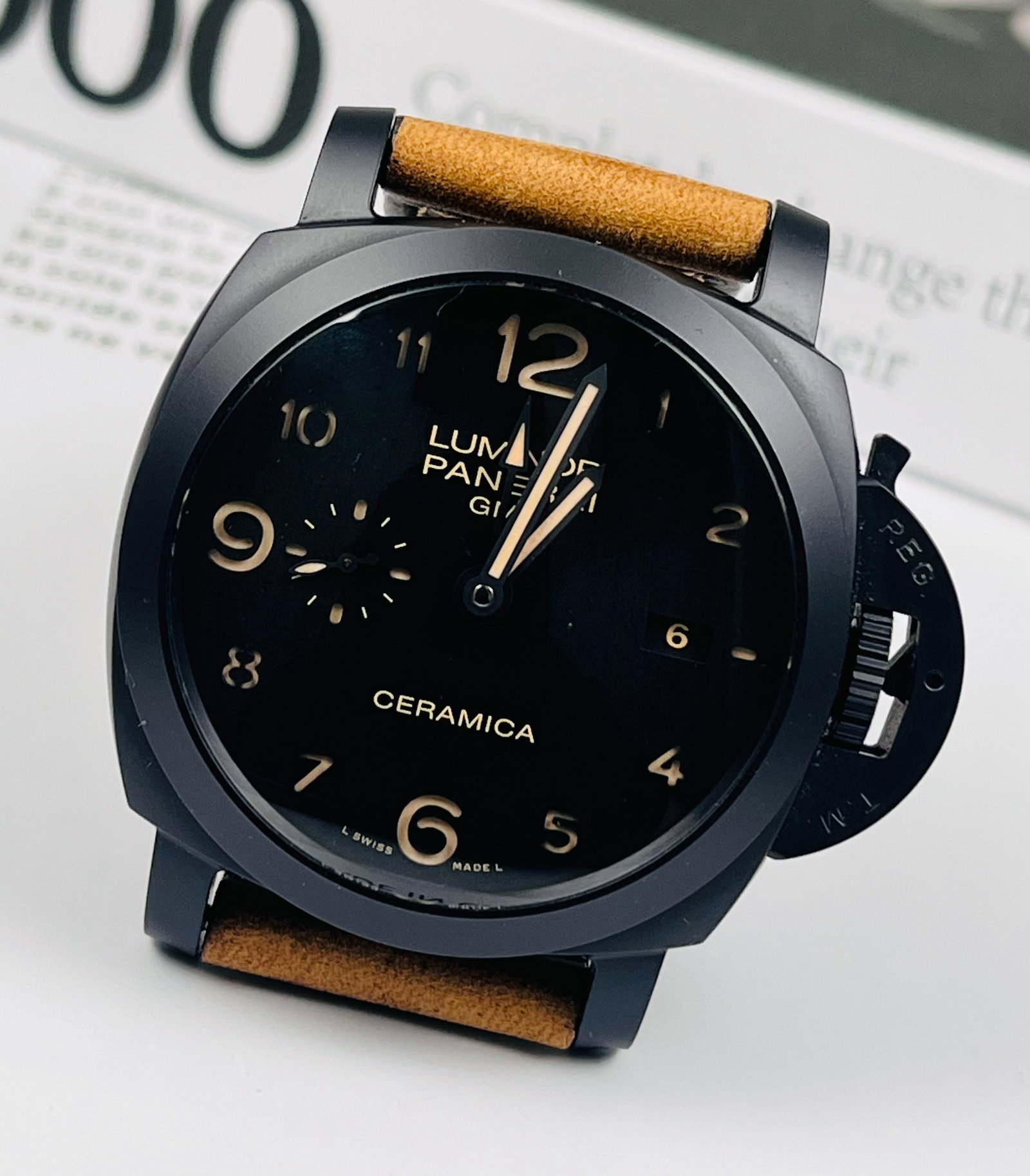 PANERAI CERAMIC CASE WATCH - 3