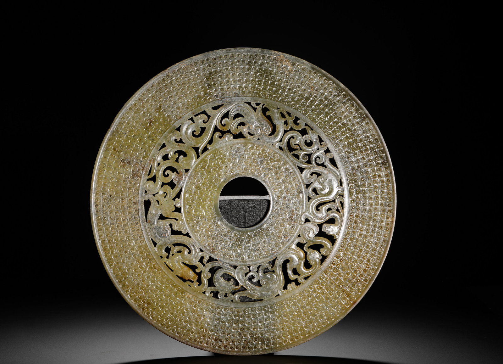 HAN DYNASTY HETIAN JADE DISC