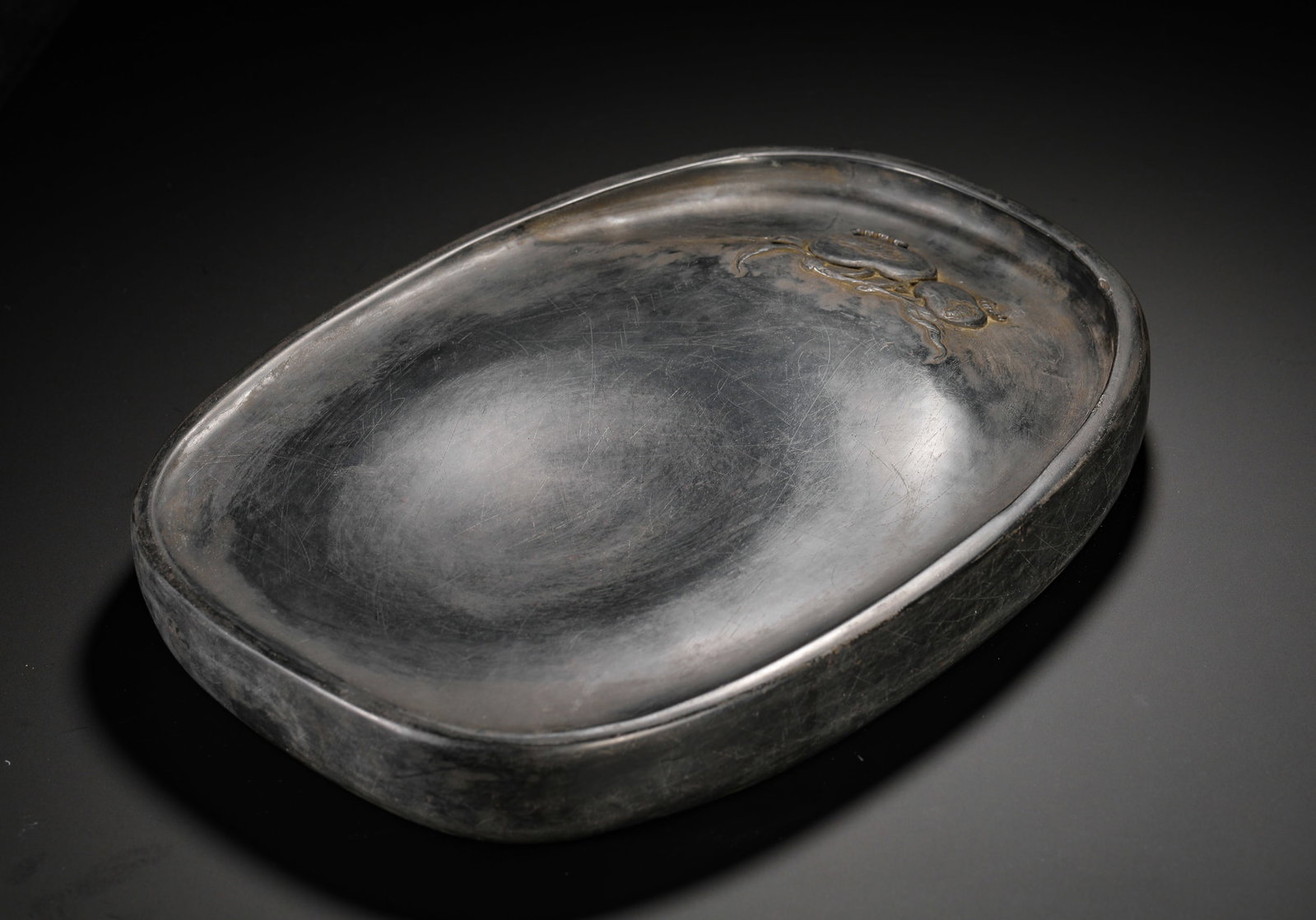 CHEN YI'S POEM, WENFANG ANCIENT INKSTONE.