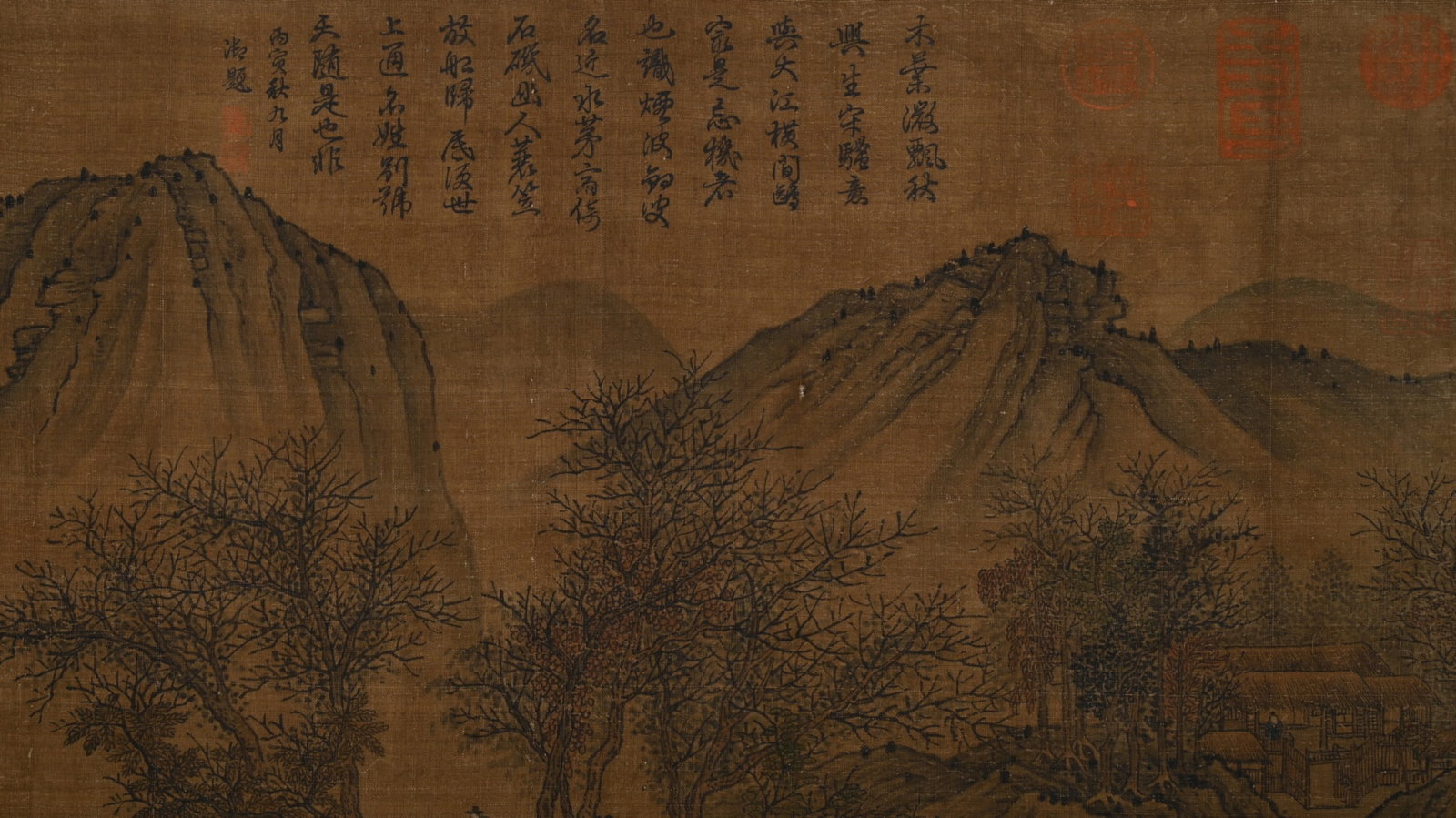 WU ZHEN ?E LIN YUANSHAN SCROLL - 5