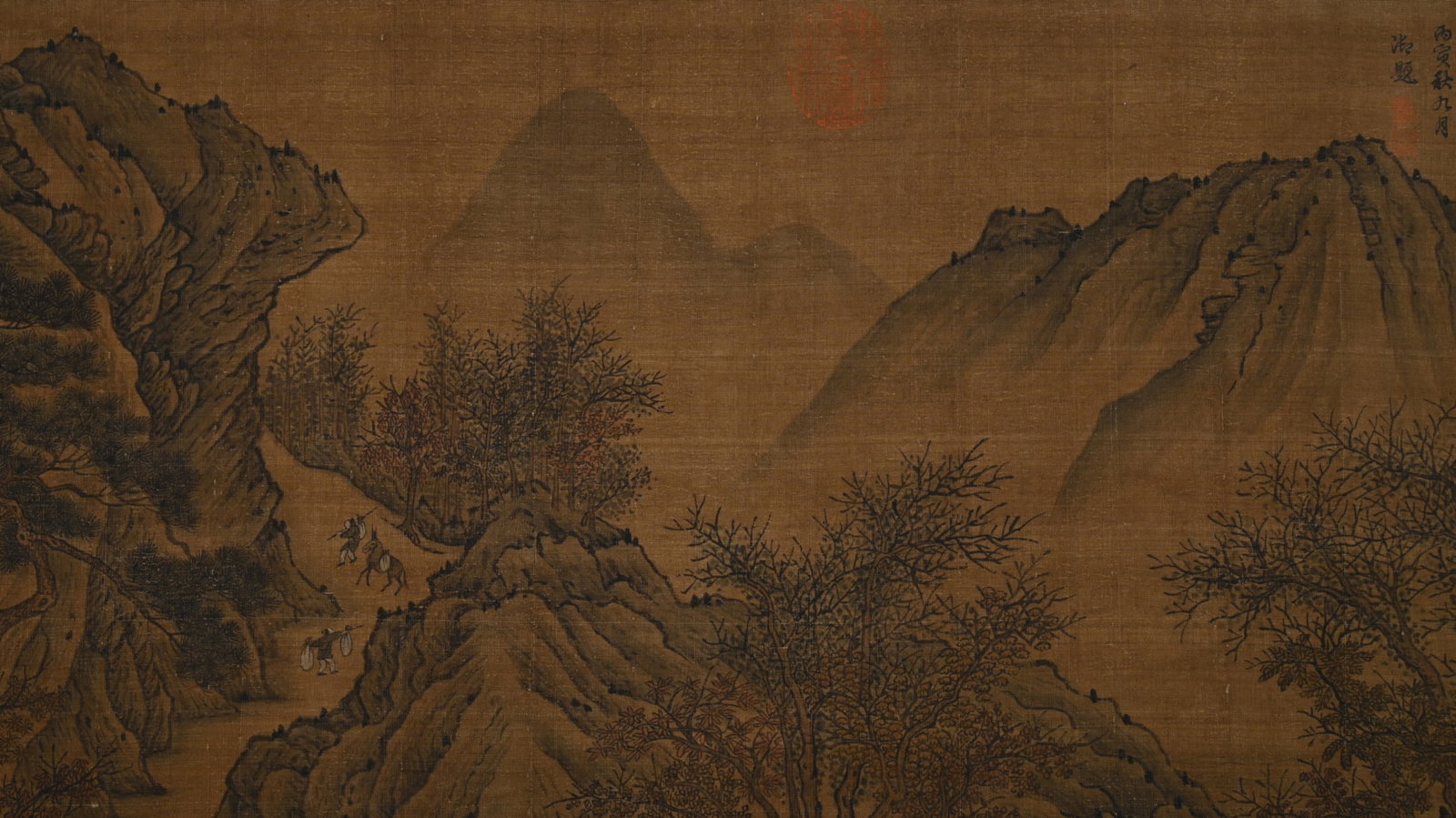 WU ZHEN ?E LIN YUANSHAN SCROLL - 7