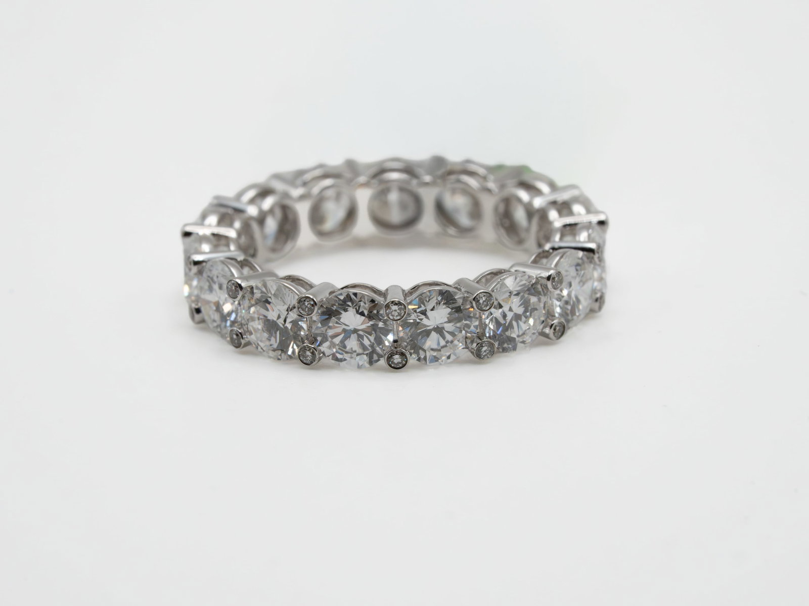 Full Eternity Band 4.69ct 14K White Gold Lab-Created Diamond (1 of 5)