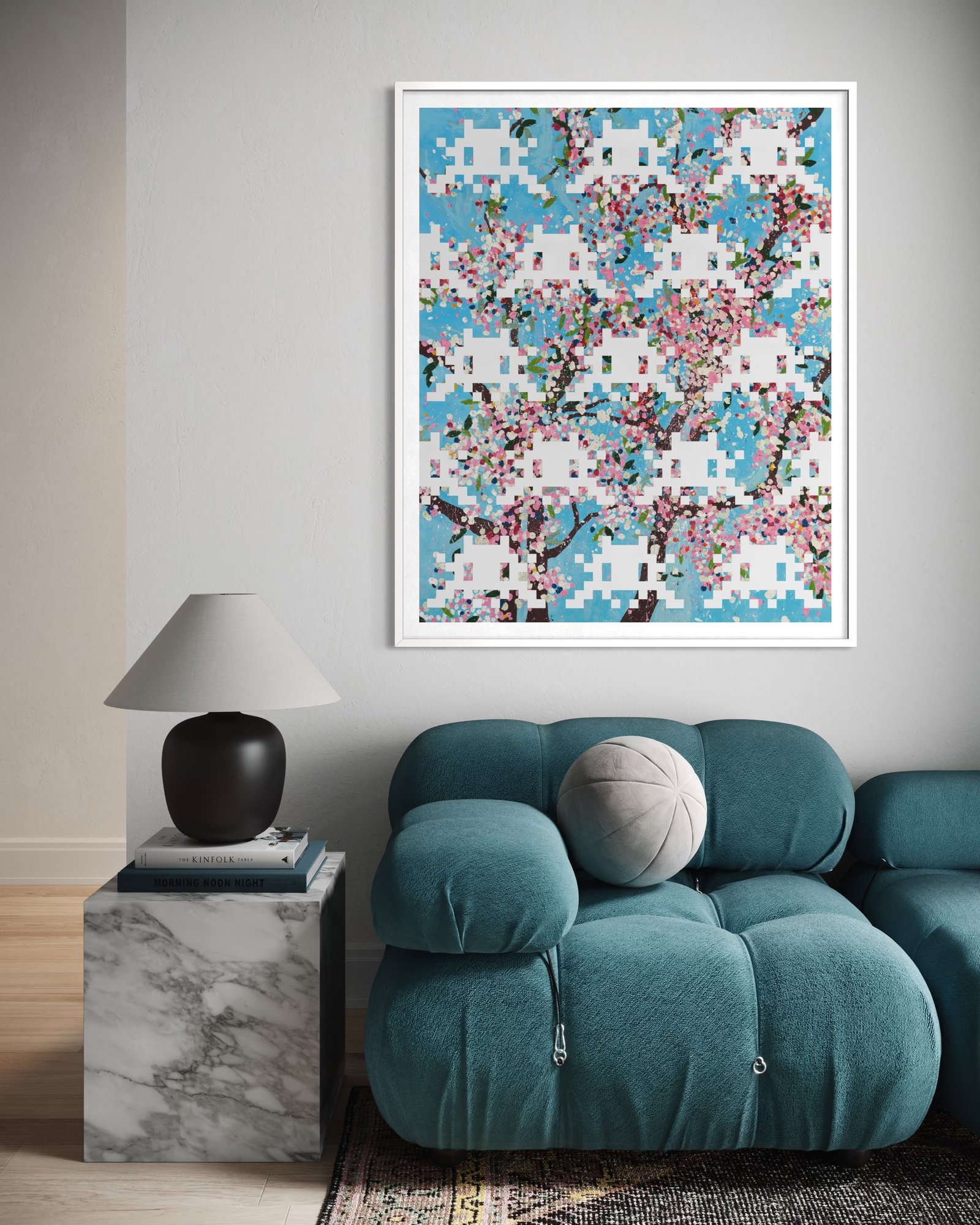 Damien Hirst and Invader, Invaded Blossom, 2026, Limited Edition - 2