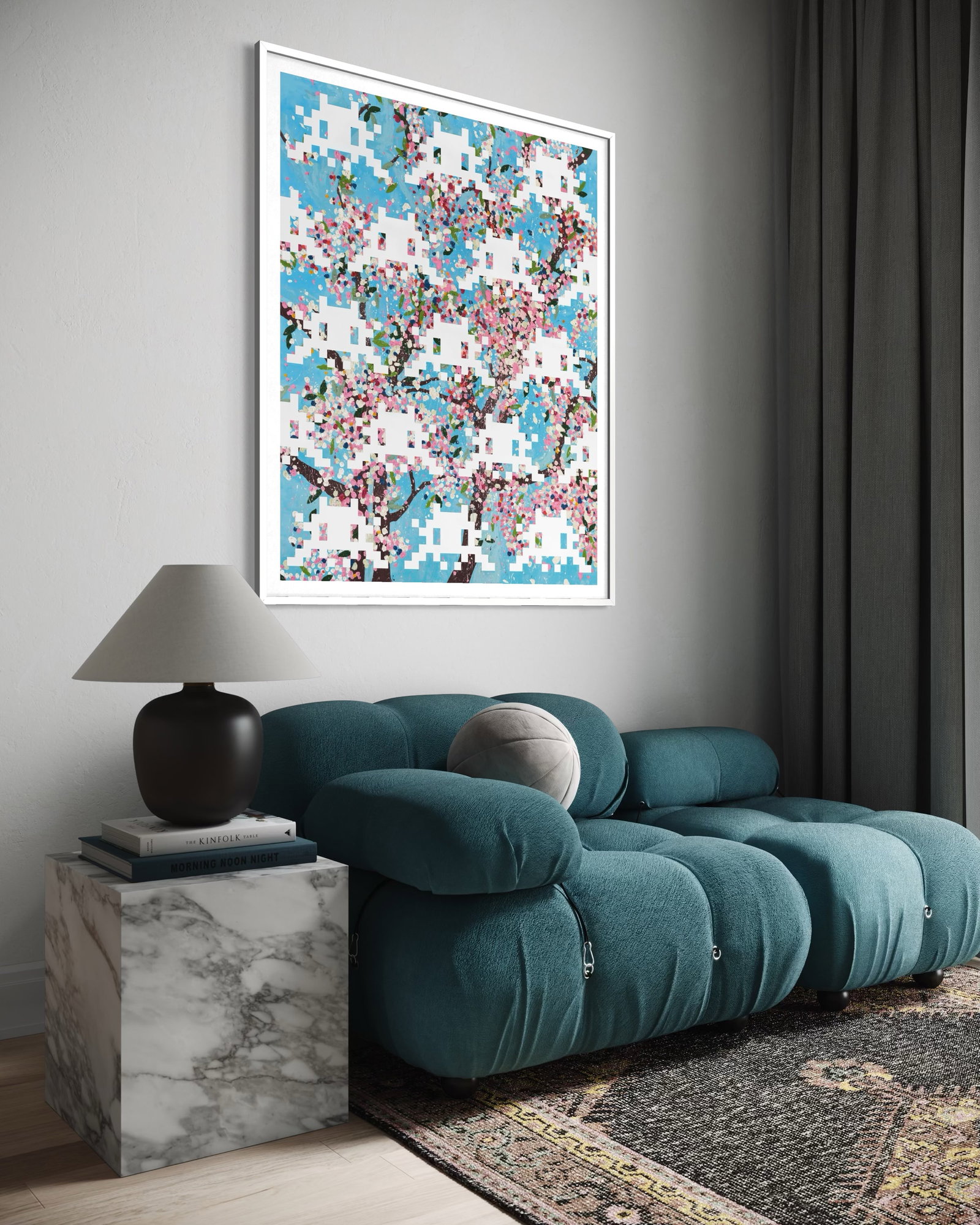 Damien Hirst and Invader, Invaded Blossom, 2026, Limited Edition - 3