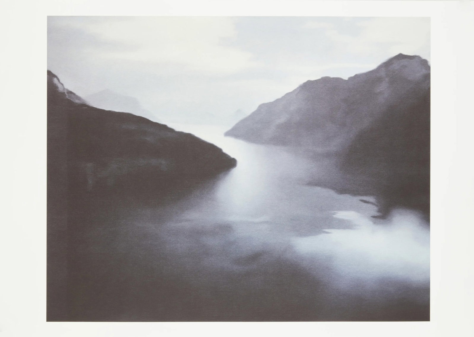 Gerhard Richter, Lake Lucerne (1969), 2021: Title: Gerhard Richter, Lake Lucerne (1969), 2021 Artist: Gerhard Richter Year: 2021 Medium Type: Print | Hybrid print on 260g Rives paper Frame: Unframed Certificate and Signature: accompanied by a C