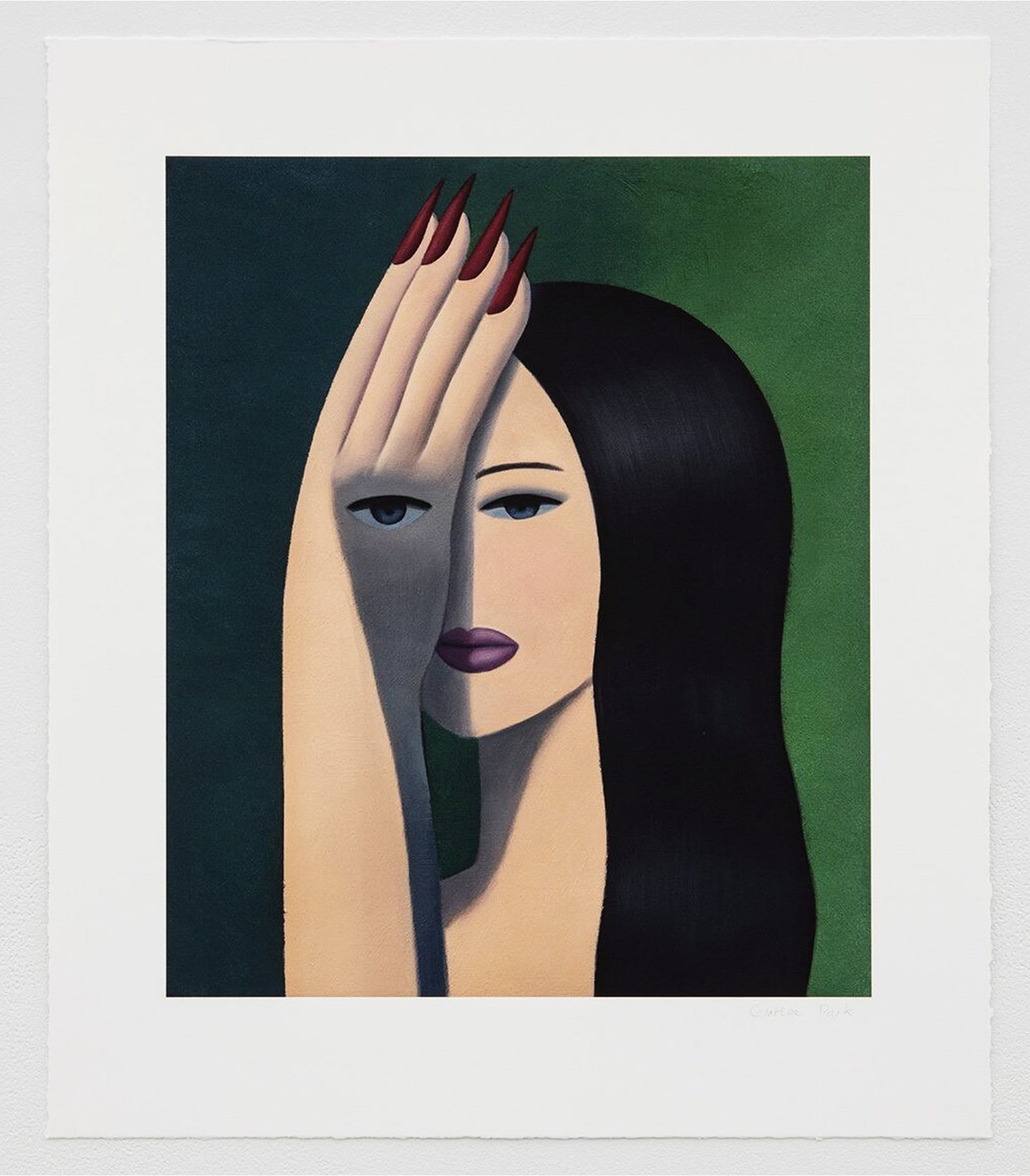 GaHee Park, Shadow Woman, 2024, Limited Edition Print: Title: Shadow Woman, 2024 Artist: GaHee Park Year: 2024 Medium Type: Print | Print on Somerset enhanced White Satin 410gsm, torn edges Frame: Unframed Certificate and Signature: Signed and numbered Li