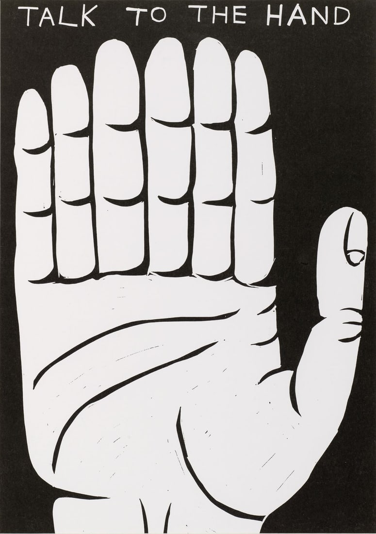 David Shrigley, Talk to the Hand, 2021 (1 of 1)