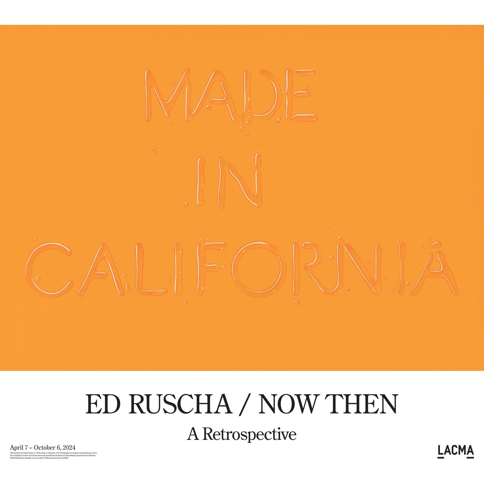 Ed Ruscha, Made in California (1971), 2024 (1 of 1)