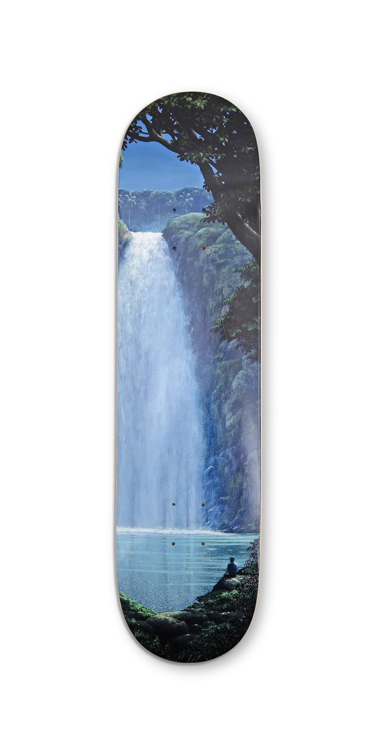 Tomás Sánchez, Caida de Aguas y la Primera Luz (Hand-Signed) Art Skateboard, 2026 (1 of 2)