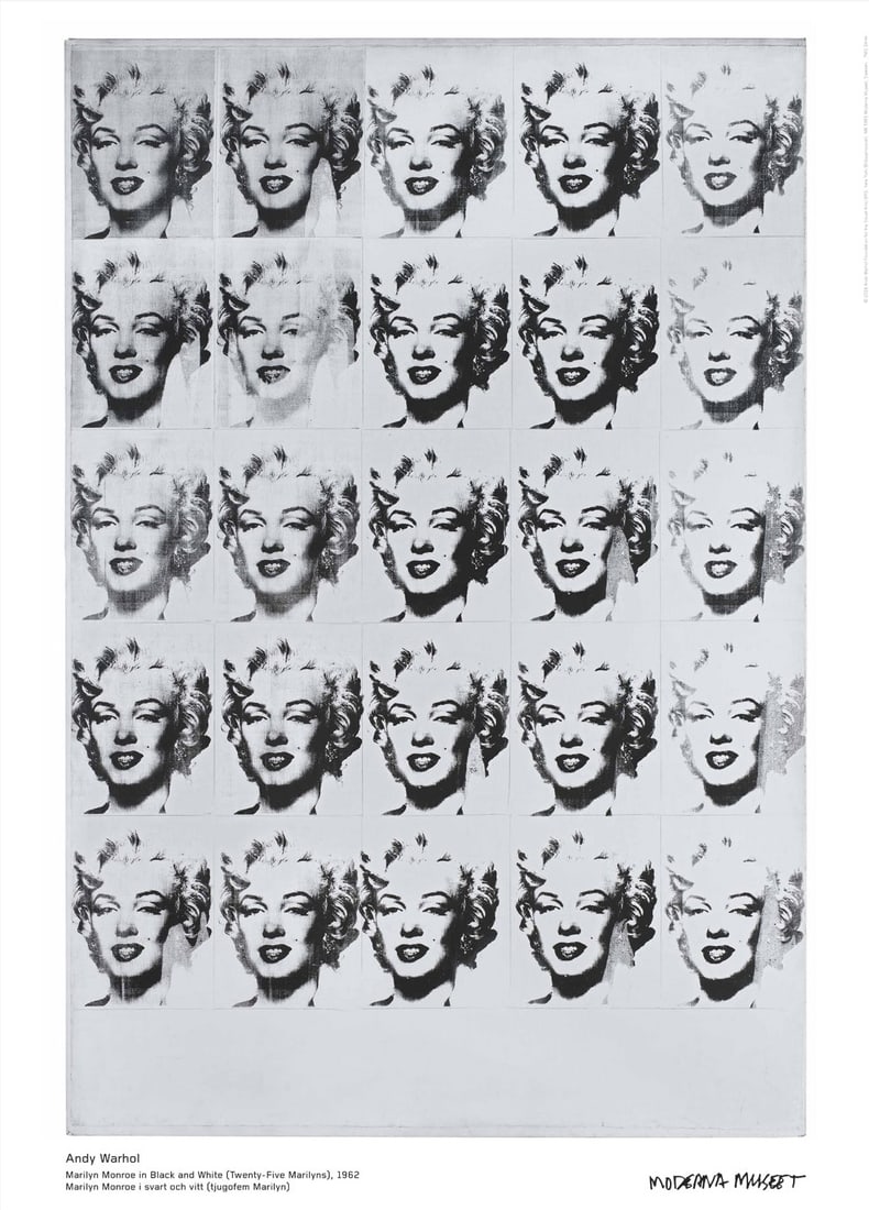 Andy Warhol, Marilyn in Black and White, 2018: Title: Marilyn in Black and White, 2018 Artist: Andy Warhol Medium Type: Poster on paper Frame: Unframed For further information, please contact us through the LiveAuctioneers platform or at noiraucti