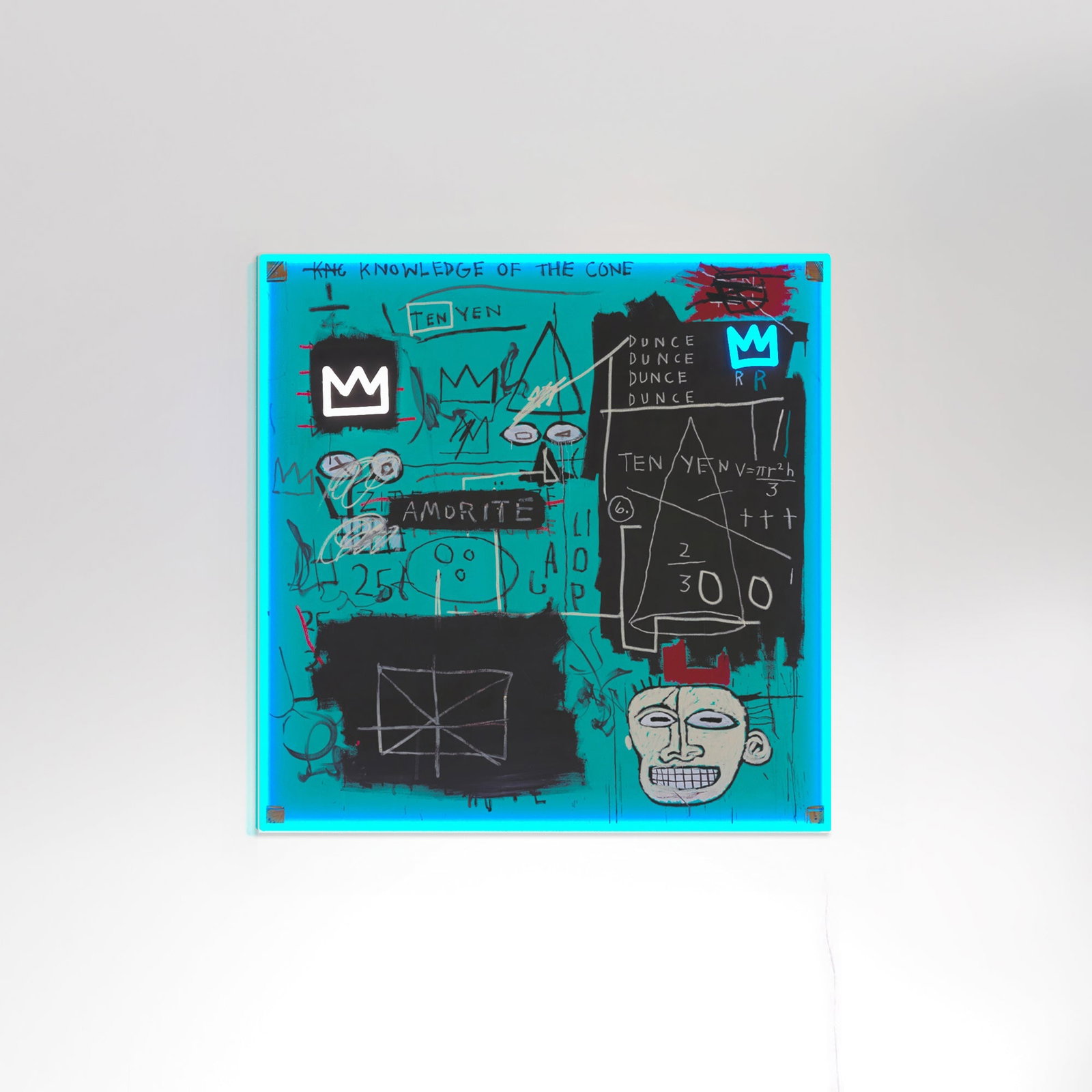Jean-Michel Basquiat, Equals Pi LED Neon Sign - 2