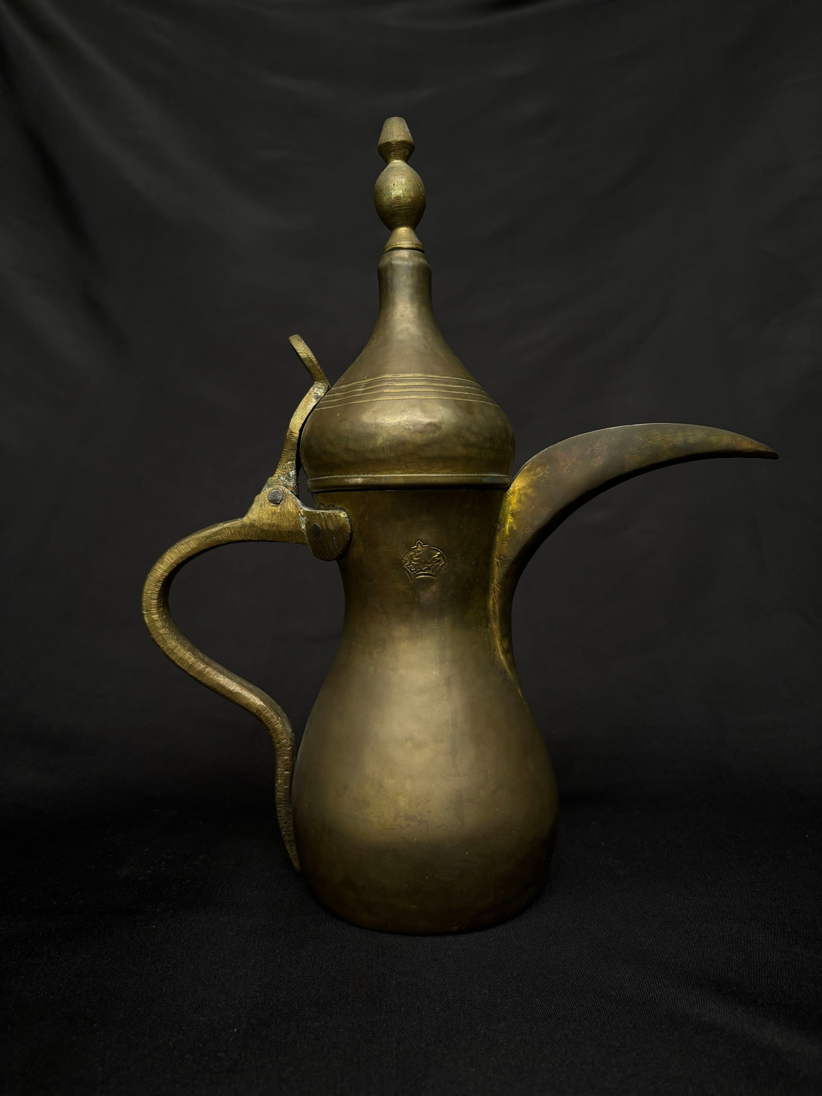 Antique Arabic Dallah Brass Coffee Pot (1 of 7)