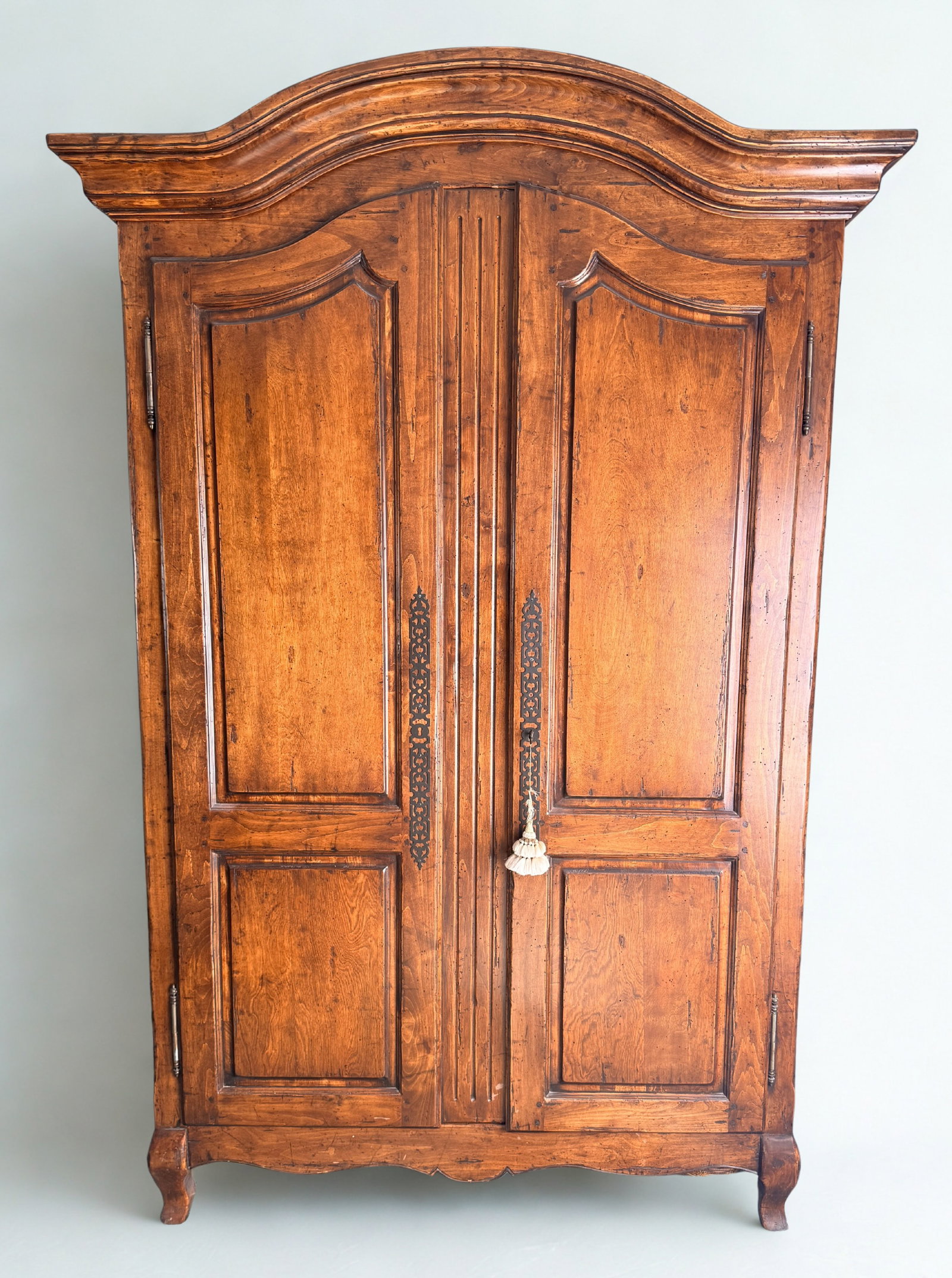 French Provincial Style Walnut Armoire (1 of 4)