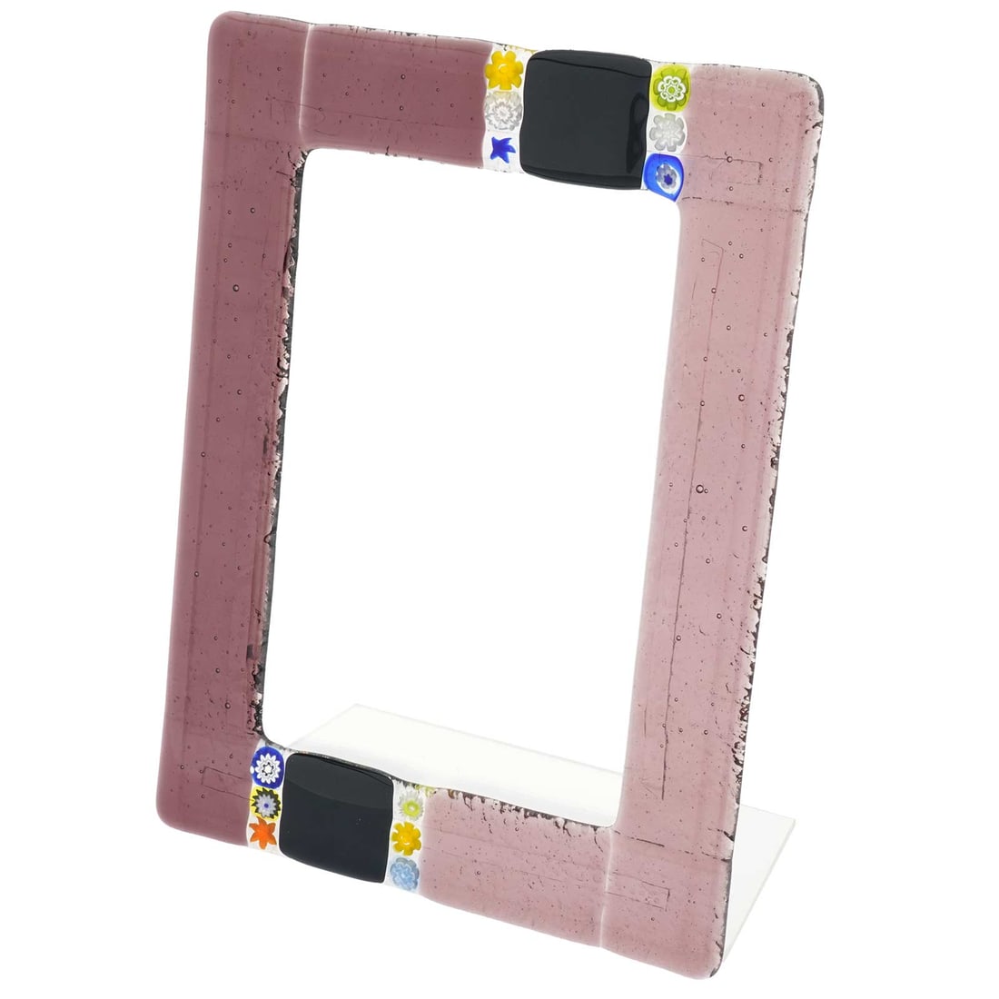 Murano Glass Photo Frame Casanova 4X6 Inch - Purple: This artistic Murano Glass photo frame gives your photos a unique accent of Venetian elegance and Italian style. Handmade according to the ancient Venetian techniques and traditions passed down from t