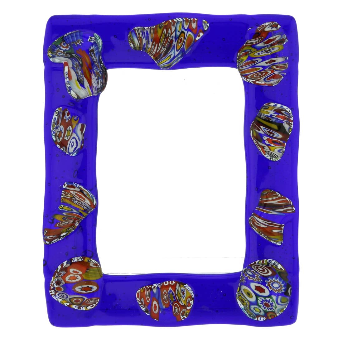 Murano Glass Fanciful Photo Frame 5X7 In Lampworked Glass #3 (1 of 5)
