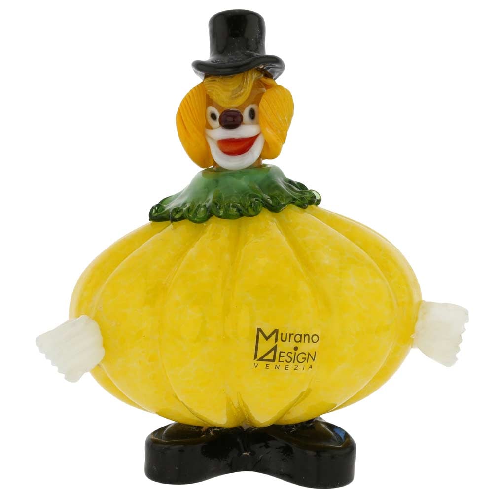 Murano Glass Clown - Pumpkin (1 of 7)