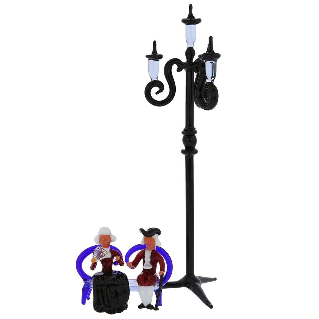 Murano Glass Venetian Couple Under Street Light (1 of 7)