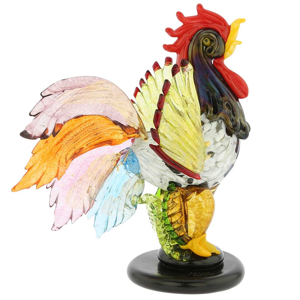 Murano Glass Rooster Sculpture (1 of 6)